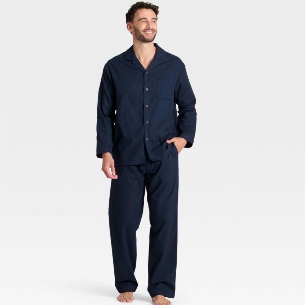 NWOT Men's Goodfellow & Co. Navy Blue Pajama Set Sz M